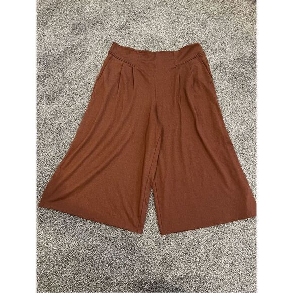 Matilda Jane Enchanted Garden Alice Textured Wide Leg Cropped Pants XL - Picture 2 of 10